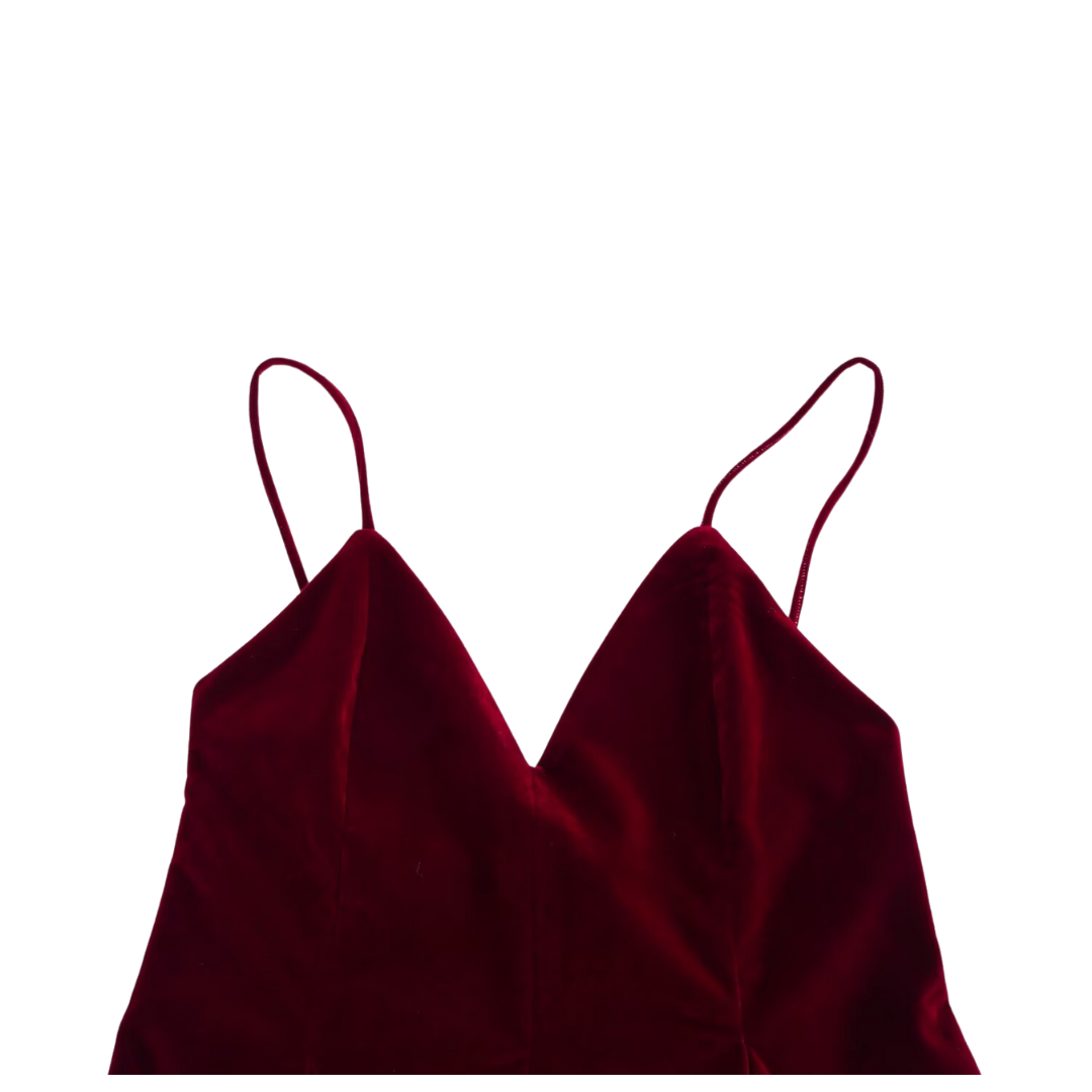 Mini Burgundy Dress